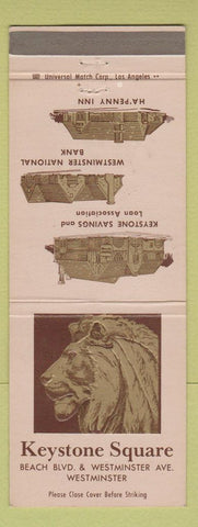 Matchbook Cover - Keystone Square Westminster CA