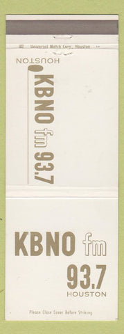 Matchbook Cover - KBNO Radio 93.7 FM Houston TX