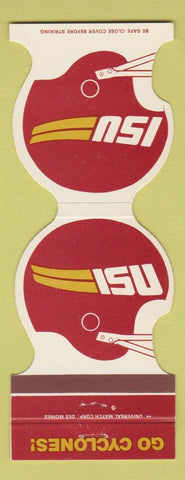 Matchbook Cover - Iowa State Cyclones Football Universal Match Corp