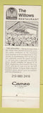 Matchbook Cover - The Willows Restaurant Los Angeles CA