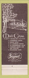 Matchbook Cover - Monte Corona Twin Peaks CA