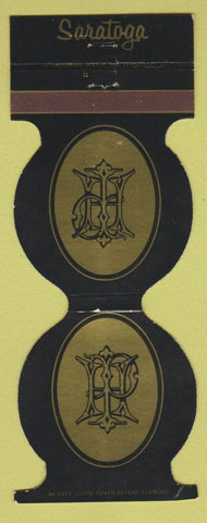 Matchbook Cover - Plumed Horse Restaurant Saratoga CA
