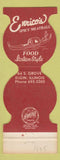 Matchbook Cover - Enrico's Meatball Elgin IL Italian Jewelite