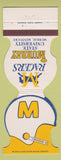 Matchbook Cover - Murray Racers Football Murray KY 1980 bank