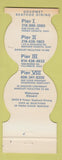 Matchbook Cover - Fisherman's Wharf Seafood House Parma Heights Bedford OH