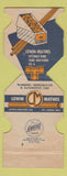 Matchbook Cover - Lewin Mathes Pipe Fittings St Louis MO WEAR