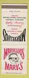 Matchbook Cover - Marvelous Marv's Restaurant Denver Colorado
