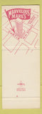 Matchbook Cover - Marvelous Marv's Restaurant Denver Colorado