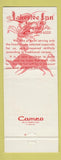 Matchbook Cover - Lakeside Inn Limerick PA restaurant