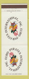 Matchbook Cover - Euro Pirates International New Orleans LA