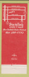 Matchbook Cover - Dan Dowd's Steak House Fort Lauderdale FL