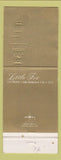 Matchbook Cover - Little Fox San Francisco CA