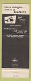 Matchbook Cover - Blackie's House of Beef Washington DC