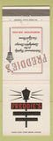 Matchbook Cover - Freddie's Steak House Fern Park LA