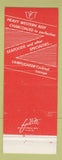 Matchbook Cover - Freddie's Steak House Fern Park LA