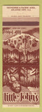 Matchbook Cover - Little John's Atlantic City NJ