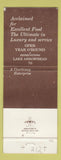 Matchbook Cover - The Lodge Lake Arrowhead CA WEAR