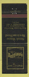 Matchbook Cover - Delfino's Steak House Mexican food Albuquerque NM