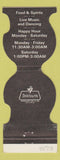 Matchbook Cover - Sports Page Lounge Savannah GA