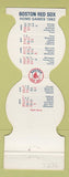 Matchbook Cover - Boston Red Sox Baseball COOP Bank Adams MA 1982