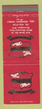 Matchbook Cover - Flagstones Restaurant Newington NH WEAR