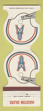Matchbook Cover - Houston Oilers Football The Stadium College Station TX WEAR
