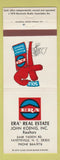 Matchbook Cover - ERA Real Estate John Koenig Fayetteville NC