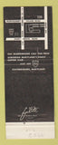 Matchbook Cover - Jim Morrisey's Charcoal Inn Gaithersburg MD