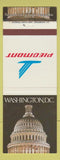 Matchbook Cover - Piedmont Airlines Washington DC