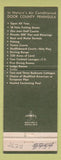 Matchbook Cover - Leathem Smith Lodge Sturgeon Bay WI