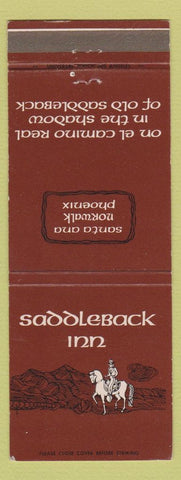 Matchbook Cover - Saddleback Inn Santa Ana Norwalk CA Phoenix AZ