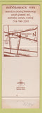 Matchbook Cover - Saddleback Inn Santa Ana Norwalk CA Phoenix AZ