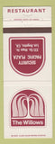 Matchbook Cover - Willows Restaurant Los Angeles CA