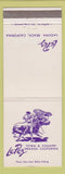 Matchbook Cover - La Paz Town & Country Laguna Beach Orange CA