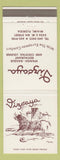 Matchbook Cover - Vizcaya Spanish Basque Restaurant Miami FL