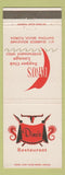 Matchbook Cover - Dino's Supper Club Restaurant Daytona Beach FL