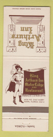 Matchbook Cover - King Arthurs Inn Tampa FL