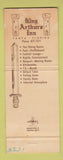 Matchbook Cover - King Arthurs Inn Tampa FL