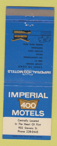 Matchbook Cover - Imperial 400 Motel Flint MI