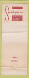 Matchbook Cover - The Hour Glass Danville IL
