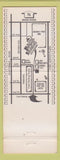 Matchbook Cover - Back Stage Scottsdale AZ Movie Stars
