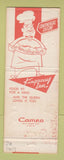 Matchbook Cover - Kingsway Inn Paoli PA