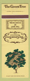 Matchbook Cover - The Green Tree Restaurant Leesburg VA