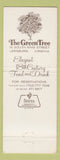 Matchbook Cover - The Green Tree Restaurant Leesburg VA