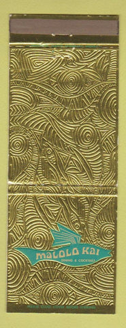 Matchbook Cover - Malolo Kai Outrigger Hotel Honolulu Hawaii