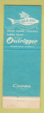 Matchbook Cover - Malolo Kai Outrigger Hotel Honolulu Hawaii