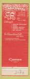 Matchbook Cover - Michaels Seafood Restaurant Sunnyvale CA