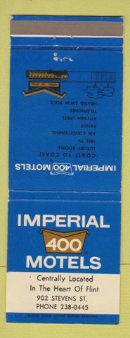 Matchbook Cover - Imperial 400 Motel Flint MI #1