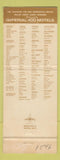 Matchbook Cover - Imperial 400 Motel Flint MI #1
