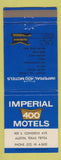 Matchbook Cover - Imperial 400 Motel Austin TX